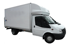 Van Rental Preston - White Ford Luton Box with Tail Lift - Van hire Preston