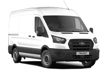 Van Rental Preston - White Ford Transit Medium Wheel Base - Van hire Preston